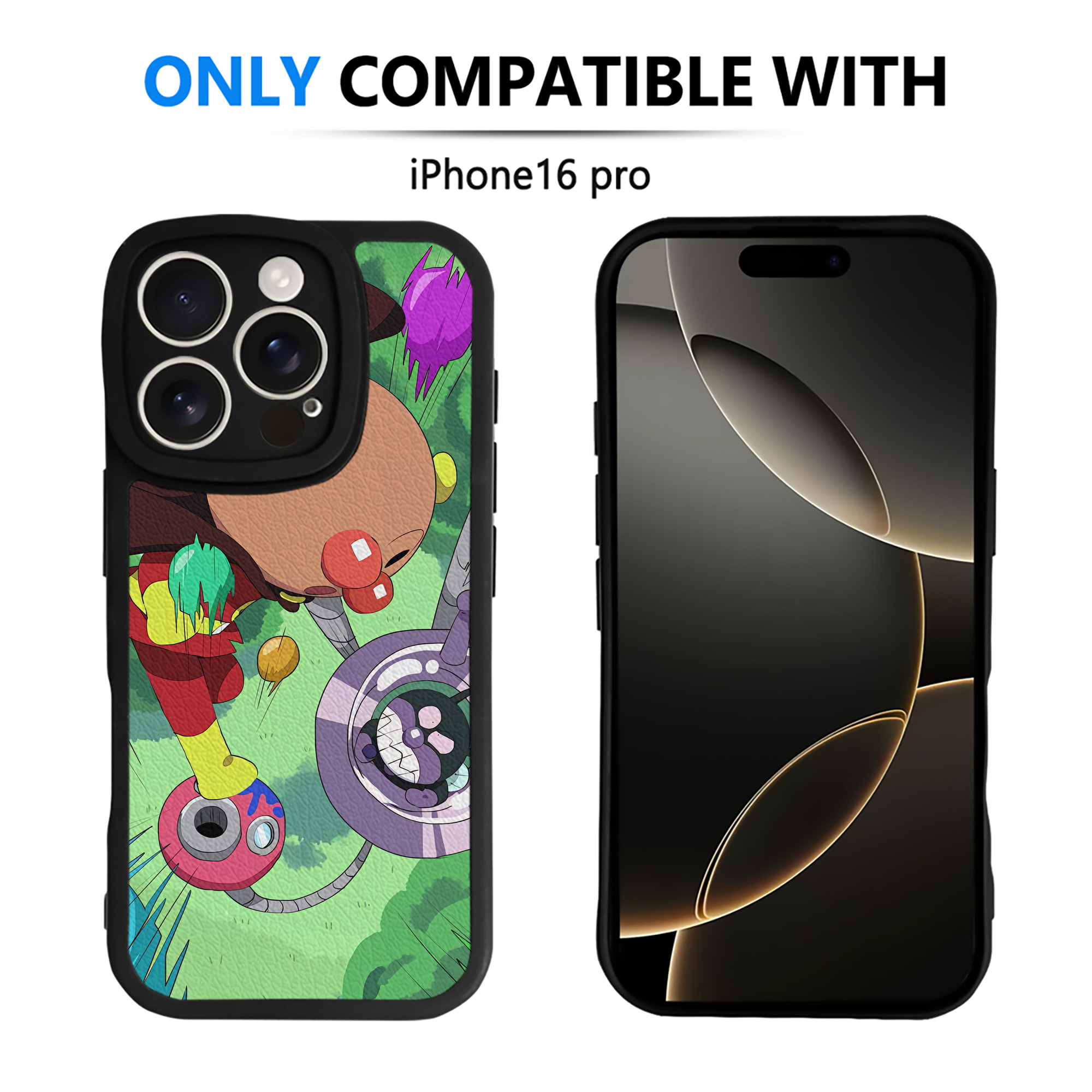 （画像用） アンパンマン Anpanman 【iPhone 16シリーズ対応】シリコンスマホケース（レザー調） 材質：シリコン